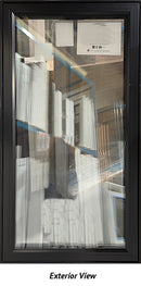 Casement Window Right Hinge 31 1/2" Wide x 60" Tall TRIPLE, BLACK-1