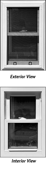 Double Hung Window 18" Wide x 28" Tall