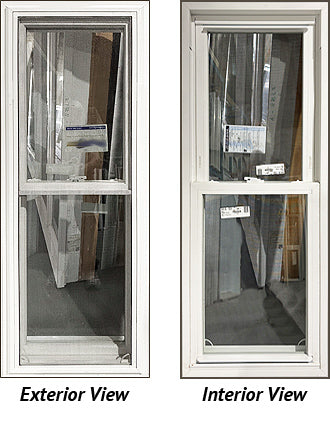 Double Hung Window 20 1/2" Wide x 53 1/2" Tall