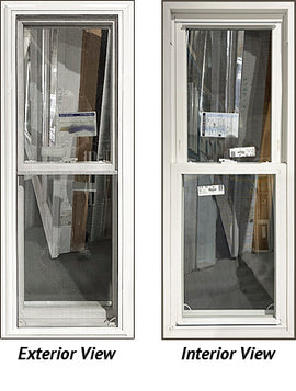 Double Hung Window 20 1/2" Wide x 53 1/2" Tall
