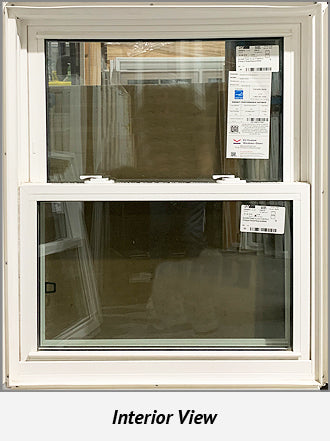 Double Hung Window 29 1/2" Wide x 35 3/4" Tall - 0