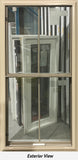 Double Hung Window 34" x 69 1/2" Brownstone Exterior
