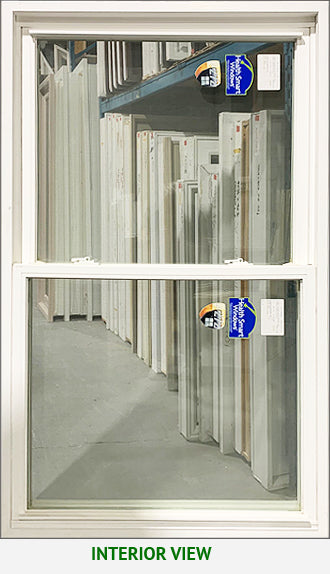 Double Hung Window 35 1/4" x 59 1/2".