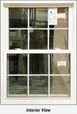 Double Hung Window 36" x 49 1/2" Wicker Exterior