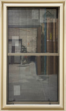 Double Hung Window 37 1/4" Wide x 64 1/4" Tall Cream Exterior-1