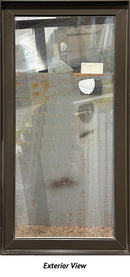 Fixed Window 23" Wide x 46" Tall-Brown Exterior-1