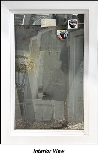 Fixed Window 25 7/8" Wide x 39 1/2" Tall-Black Exterior - 0