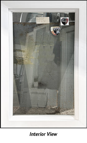 Fixed Window 25 7/8" Wide x 39 1/2" Tall-Black Exterior - 0