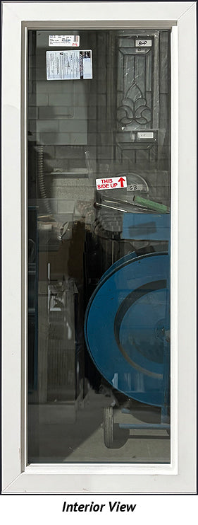 Fixed Window 26" Wide x 67" Tall-Triple Glazed-Black