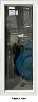 Fixed Window 26" Wide x 67" Tall-Triple Glazed-Black-2