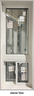 Combination Fixed over Slider 23 1/2" Wide x 62 3/4'" Tall Triple glaze-2