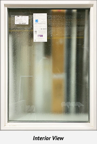 Fixed Window 27 3/4" Wide x 37 1/2" Tall-Frosted Glass - 0