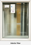 Fixed Window 27 3/4" Wide x 37 1/2" Tall-Frosted Glass