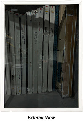 Fixed Picture Window 50" Wide x 68" Tall. Solar Grey Tinted Glass