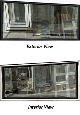 Fixed Trapezoid Window 67 1/4" x 34 3/4" x 29 1/4" Iron Ore