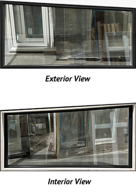 Fixed Trapezoid Window 67 1/4" x 34 3/4" x 29 1/4" Iron Ore