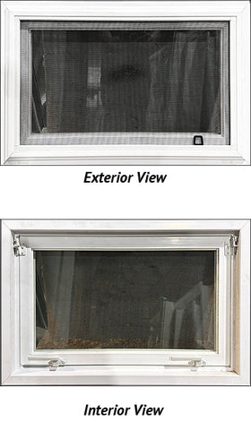 Pull-Up Style Basement Window 30" Wide x 20" Tall