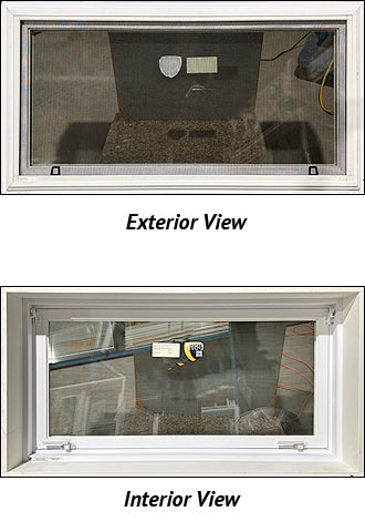 Basement Window-Pull Up-Egress-46" wide x 24" Tall