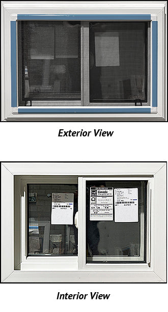 Side Sliding Window 28 1/4" Wide x 21 1/2" Tall Double Lift Out Sash
