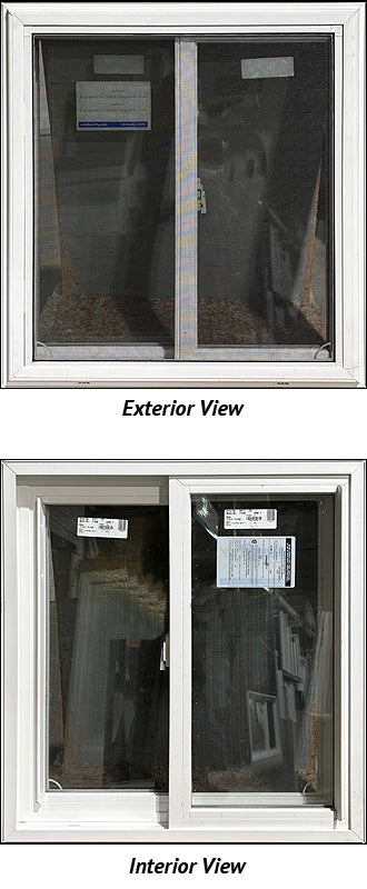 Side Sliding Window 28" Wide x 30" Tall Double Lift Out Sash
