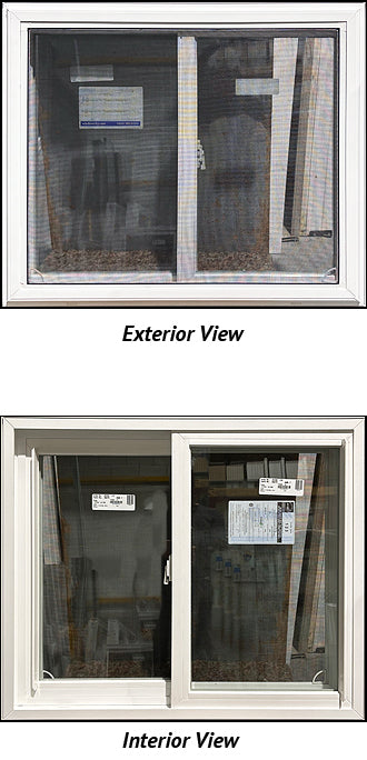 Side Sliding Window 33" Wide x 28" Tall Double Lift Out Sash