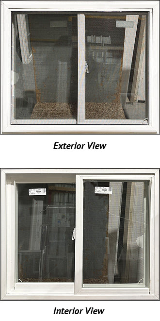 Side Sliding Window 36" Wide x 30" Tall Double Lift Out Sash