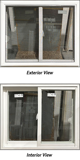 Side Sliding Window 36" Wide x 30" Tall Double Lift Out Sash
