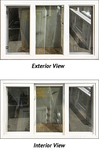 End Venting Sliding Window 50" Wide x 30" Tall