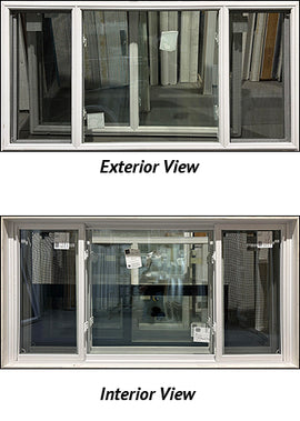 Double-Ended Side Slider 75" Wide x 38 5/8" Tall Double Layer Low-e