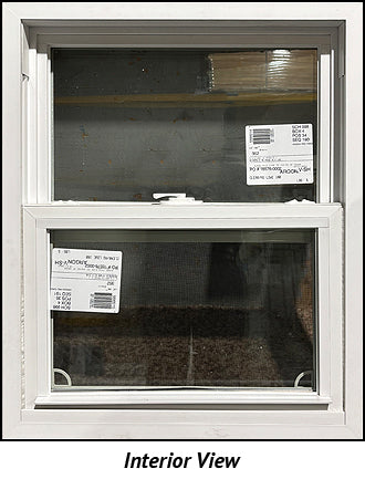 Single Hung Window 22 1/4" Wide x 27 3/4" Tall