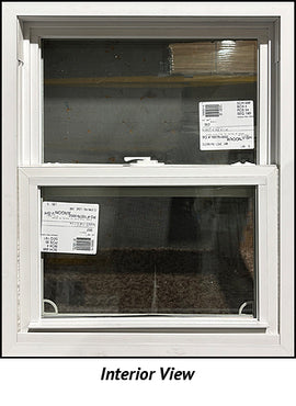 Single Hung Window 22 1/4" Wide x 27 3/4" Tall - 0