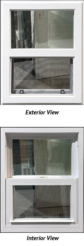 Single Hung Window 25" Wide x 32" Tall-Triple Glazed