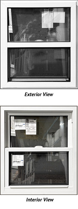 Single Hung Window 27 1/2" Wide x 32 1/4" Tall