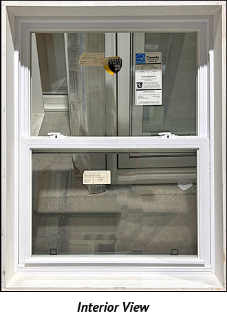 Single Hung Window 30" Wide x 39 1/2" Tall