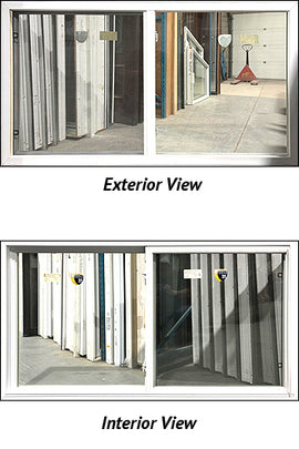 Side Slider 65 1/4" Wide x 36 1/4" Tall