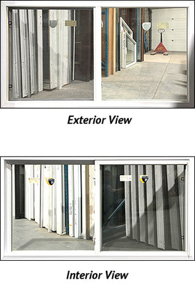 Side Slider 65 1/4" Wide x 36 1/4" Tall