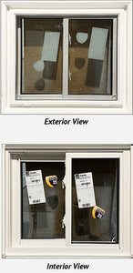Side Sliding Window 29 5/8" Wide x 25 5/8" Tall.