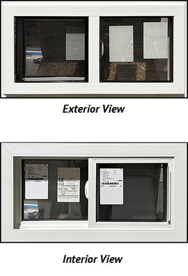 Side Sliding Window 31 1/2" Wide x 16 1/2" Tall