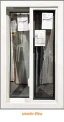 Side Slider Window 23 5/8" Wide x 39 5/8" Tall Black Exterior-2