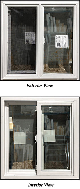 Side Sliding Window 26 3/8" Wide x 27 7/8" Tall
