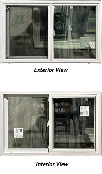 Side Slider Single Tilt 44" Wide x 28" Tall Low-e 366