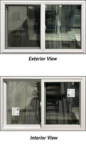 Side Slider Single Tilt 44" Wide x 28" Tall Low-e 366