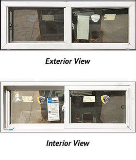 Side Slider Single Tilt 45 1/4" Wide x 16 5/8" Tall
