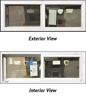 Side Slider Single Tilt 45 1/4" Wide x 16 5/8" Tall