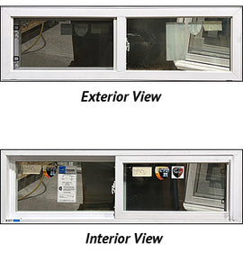Side Slider Single Tilt 50 1/4" Wide x 15 7/8" Tall