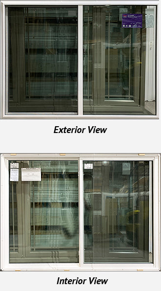 Large Side Sliding Window 76" Wide x 56" Tall