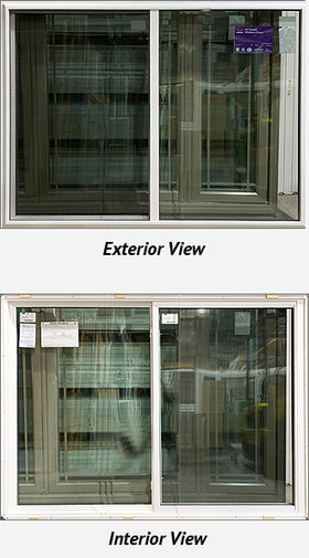 Large Side Sliding Window 76" Wide x 56" Tall