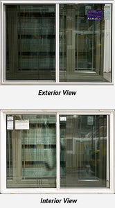 Large Side Sliding Window 76" Wide x 56" Tall