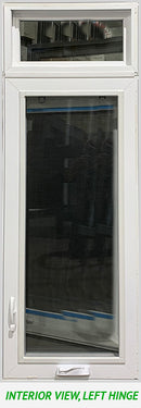 Casement Window With Transom 24" x 84"-1