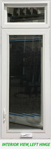 Casement Window With Transom 24" x 84"